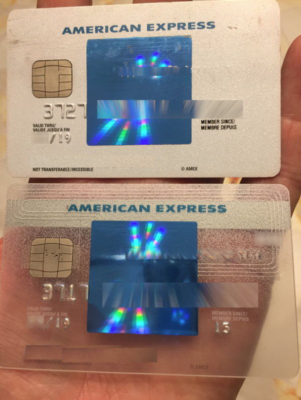 Cloned American Express Credit Card